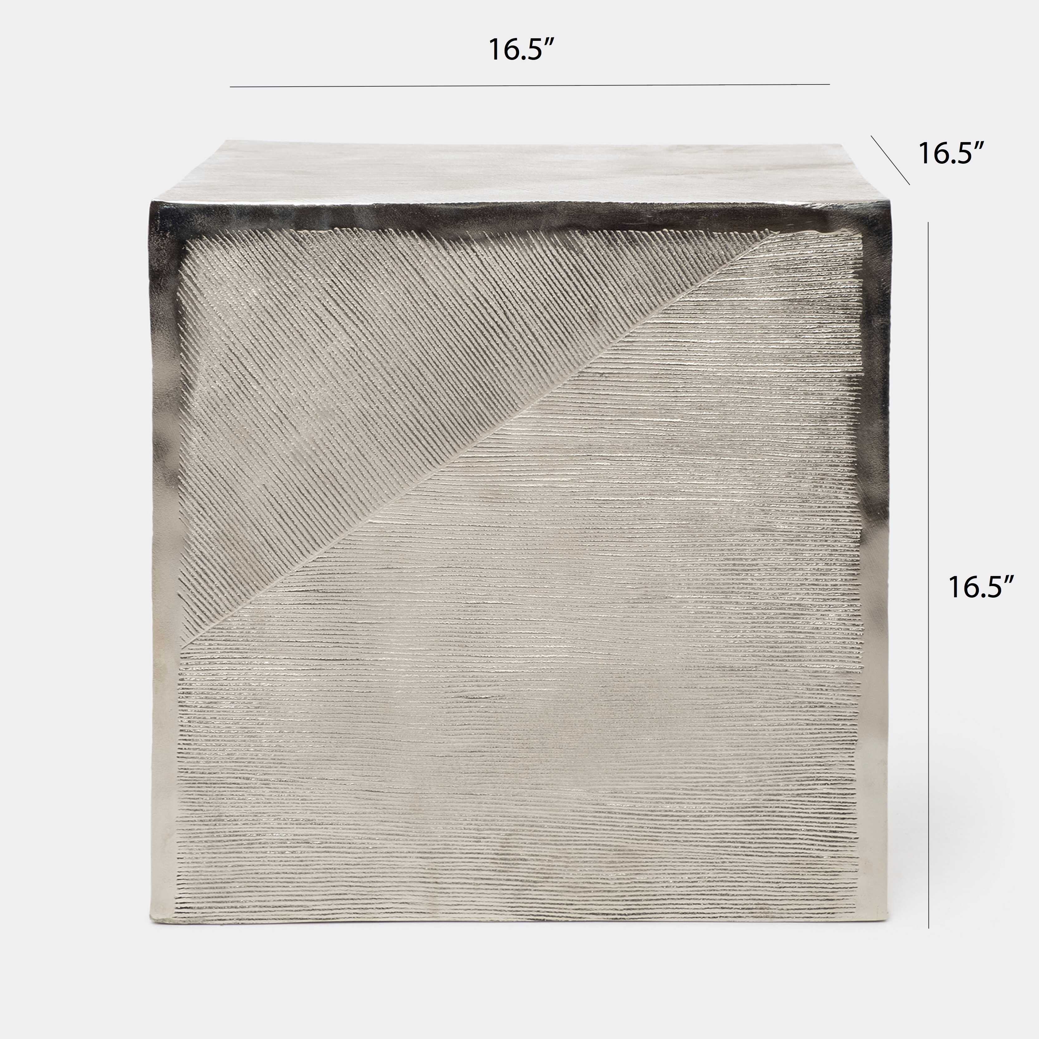 Patterned Block Side Table luxury modern living room furniture