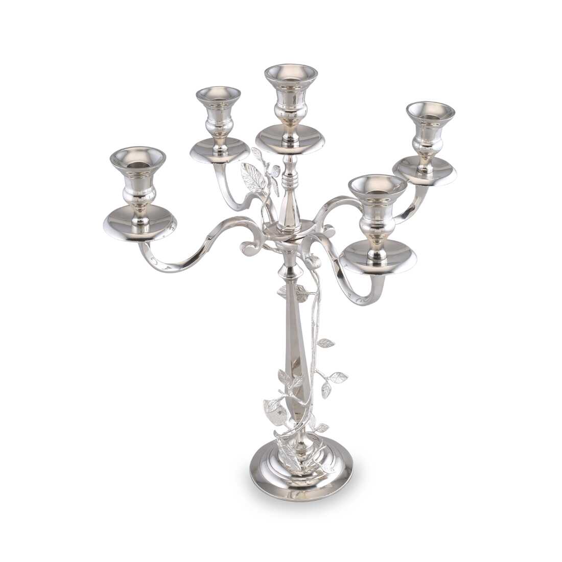 PURI2215 Silver candle stand