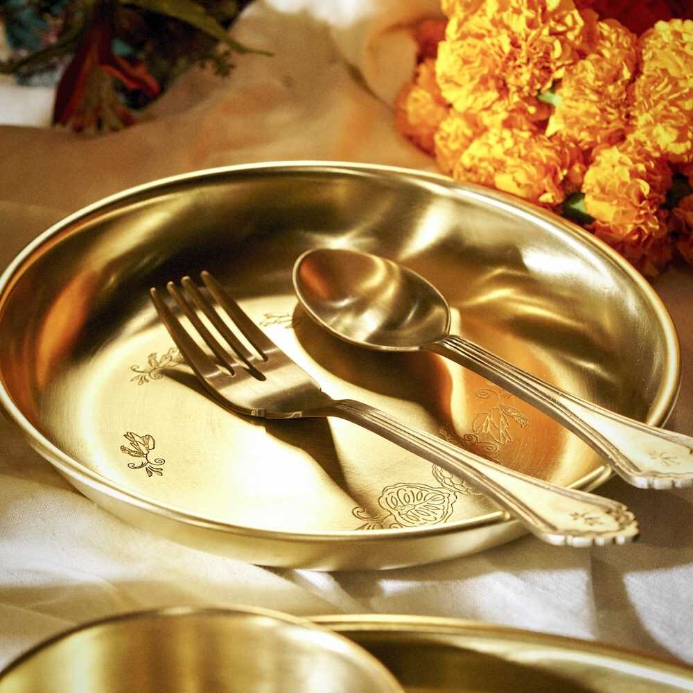 TOPP BRASS01290129 Brass quarter plate