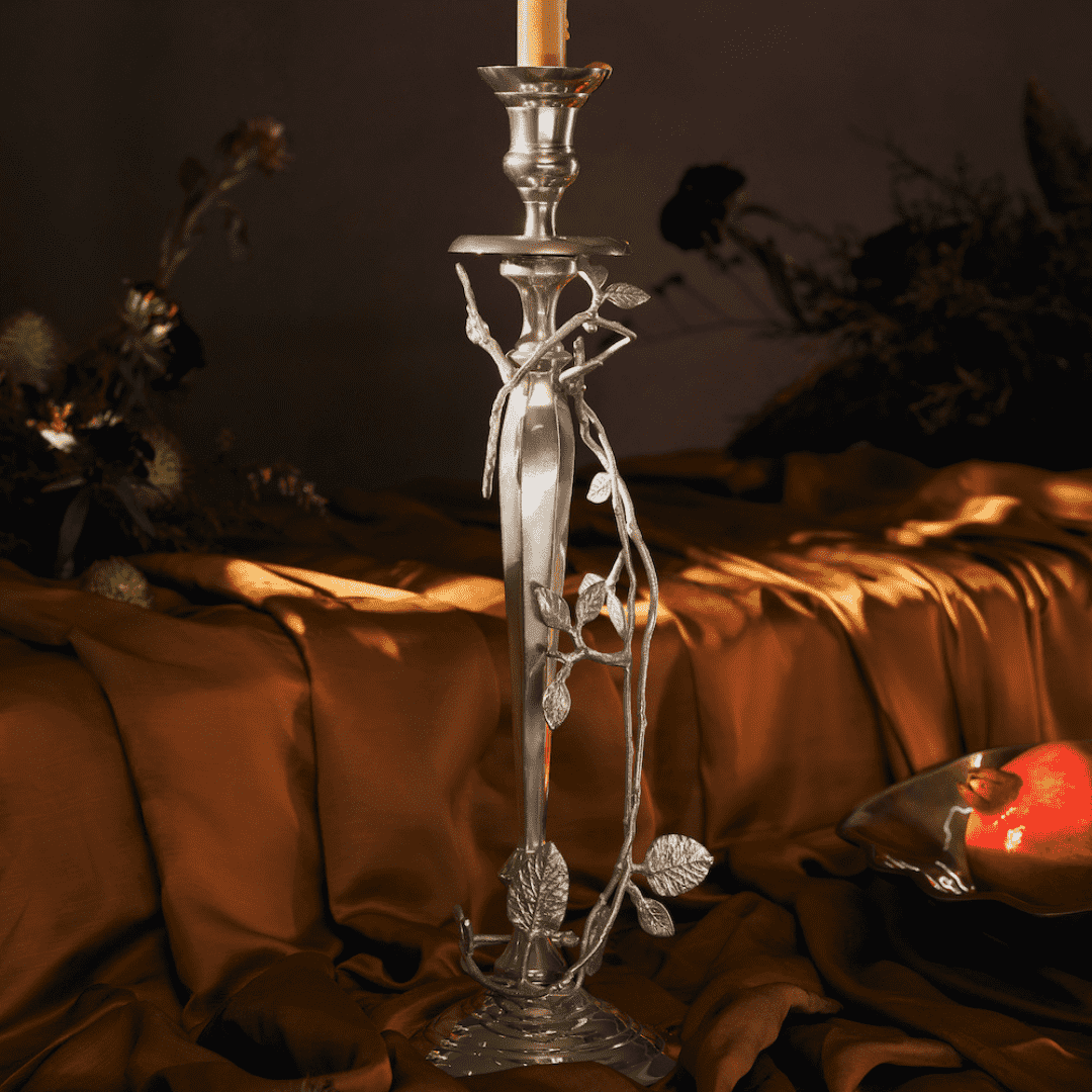 1 Silver candle holder