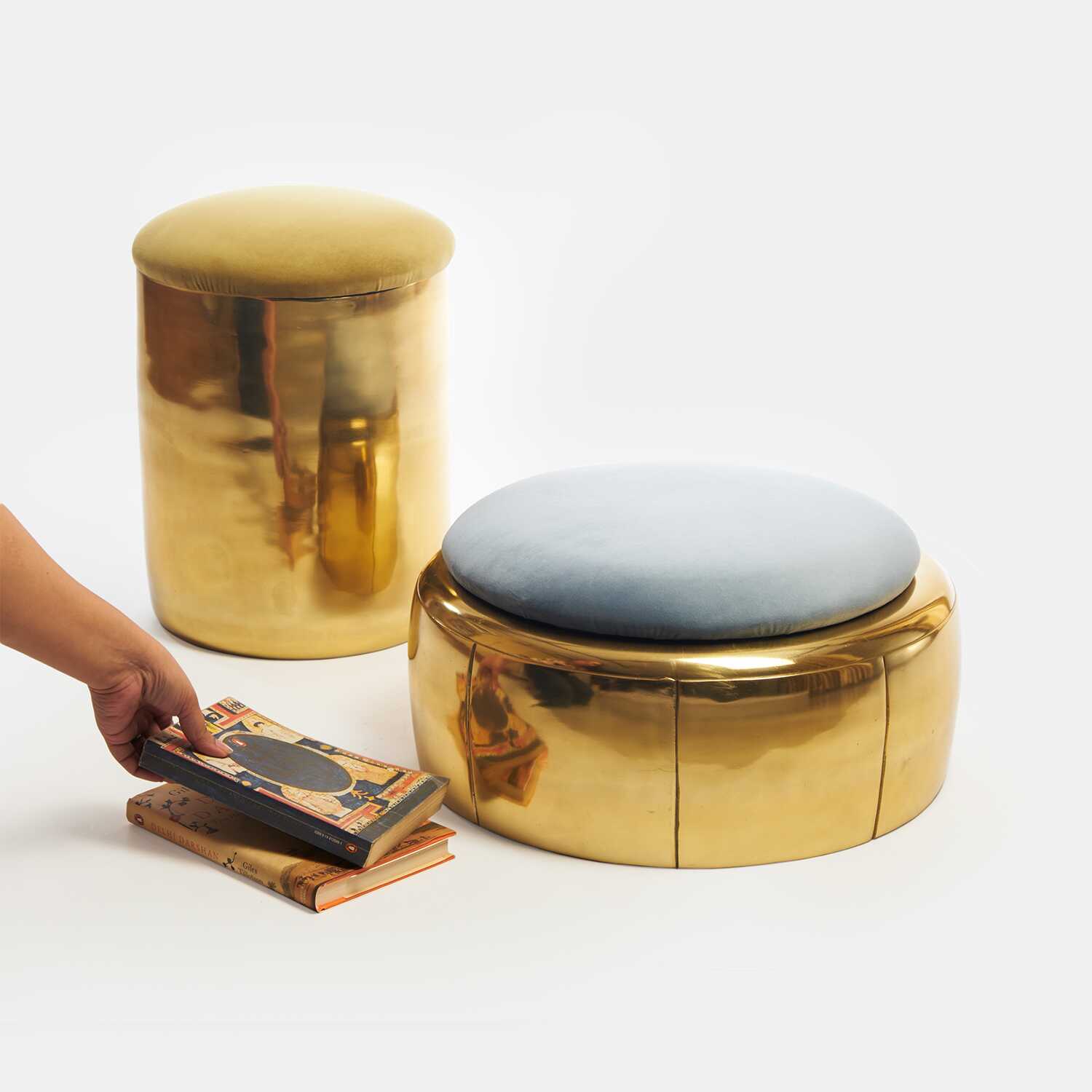 Leo stool and leo ottoman Small stools for living room