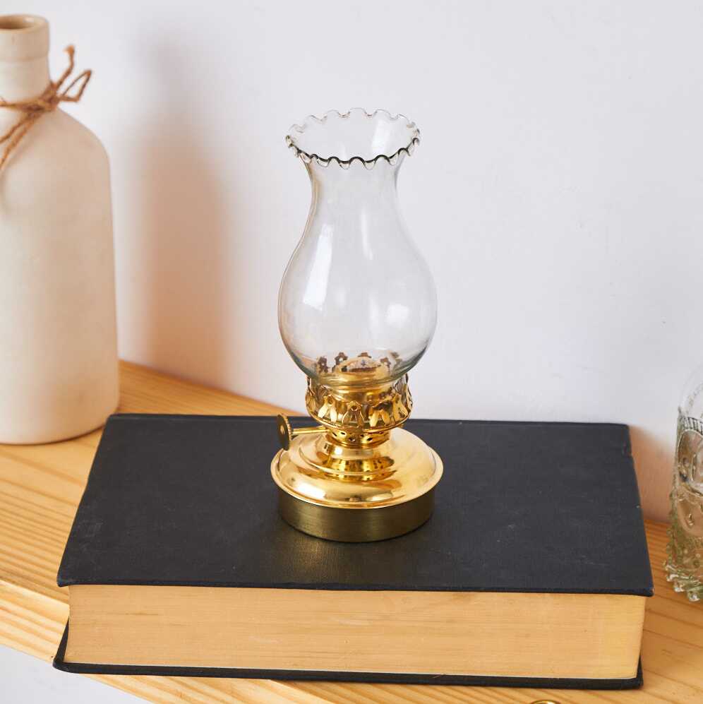 Huile oil lamp Brass oil lamp : topbrass